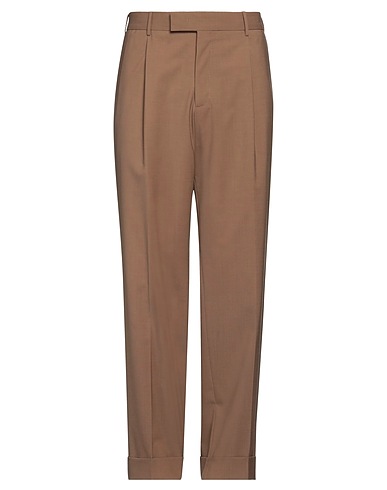 PT Torino Casual pants Khaki 58% Virgin Wool, 38% Polyamide, 4% Elastane