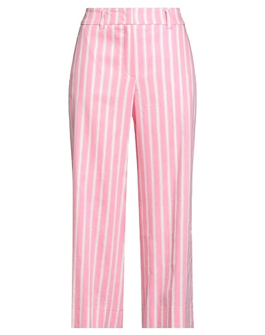 SEDUCTIVE Casual trouser Pink 51% Linen, 34% Polyester, 14% Viscose, 1% Elastane