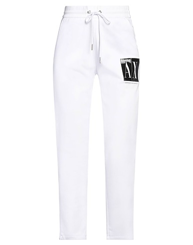 ARMANI EXCHANGE Casual trouser White 100% Cotton