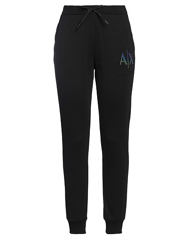 ARMANI EXCHANGE Pantalone Nero 60% Cotone, 40% Poliestere, Elastan