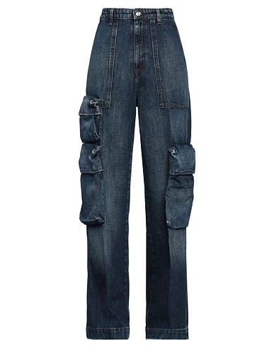 NINE IN THE MORNING Denim trousers Blue 100% Cotton