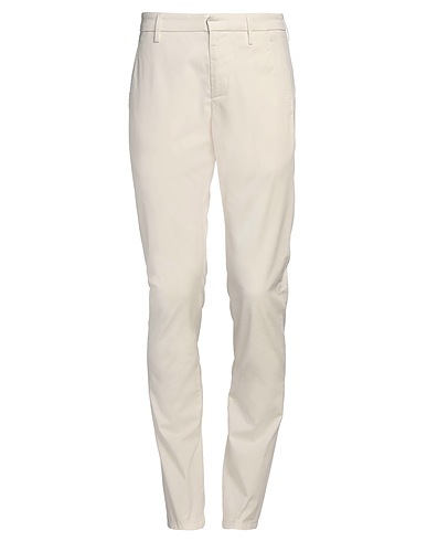 DONDUP Casual trouser Ivory 96% Cotton, 4% Elastane