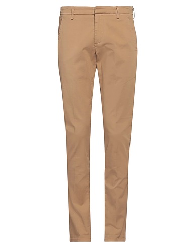 DONDUP Casual pants Camel 96% Cotton, 4% Elastane