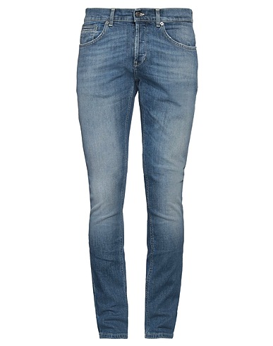DONDUP Denim trousers Blue 98% Organic cotton, 2% Recycled elastane
