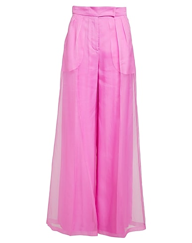MAX MARA Casual trouser Pink 100% Silk