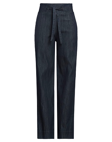 MVP WARDROBE Denim pants Blue 77% Cotton, 23% Polyester