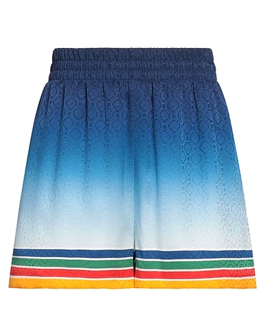 CASABLANCA Shorts & Bermuda Blue 100% Silk