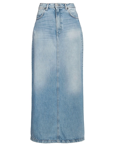 ACNE STUDIOS Denim skirts BLU 100% Cotton