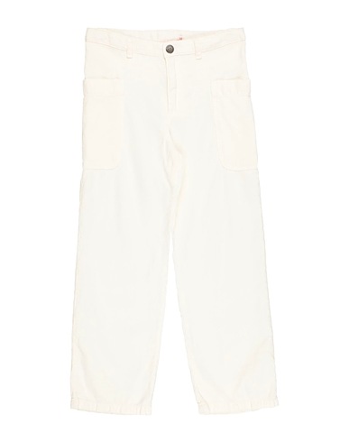 BONPOINT Casual trouser White 55% Lyocell, 25% Linen, 20% Cotton