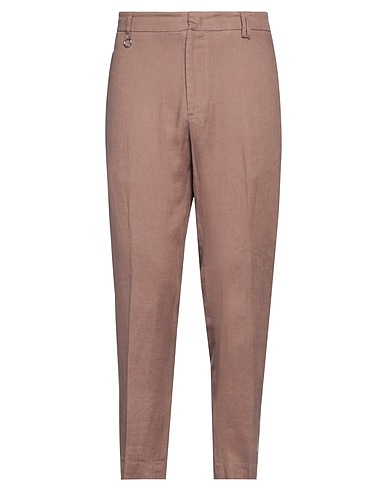 GOLDEN CRAFT 1957 Casual trouser Light brown 100% Linen
