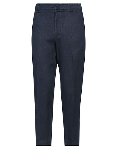 GOLDEN CRAFT 1957 Casual trouser Navy blue 100% Linen