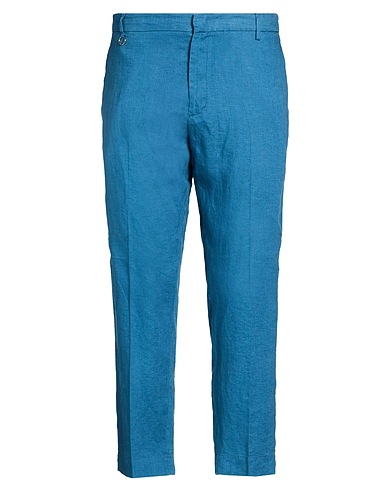 GOLDEN CRAFT 1957 Casual trouser Deep teal 100% Linen