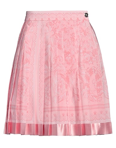 VERSACE Mini skirt Pink 100% Silk