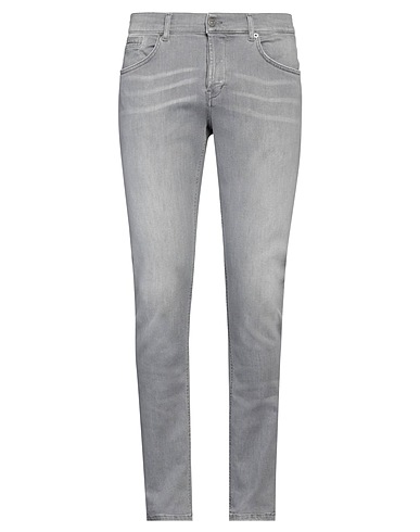 DONDUP Pantaloni jeans Grigio 92% Cotone, 6% Elastomultiestere, 2% Elastan