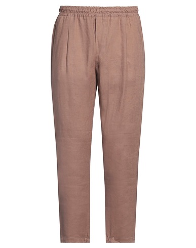 GOLDEN CRAFT 1957 Casual pants Light brown 100% Linen