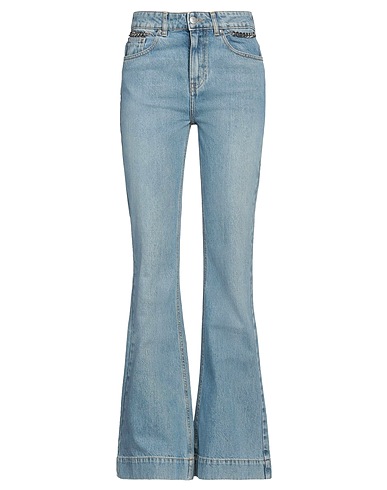 STELLA McCARTNEY Denim trousers Blue 100% Cotton