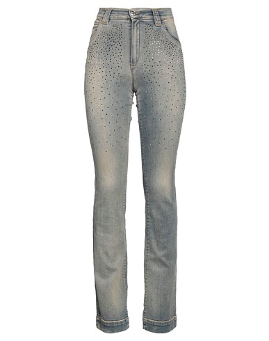DISMERO Bootcut Jeans Blue 99% Cotton, 1% Elastane