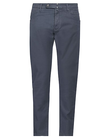 INCOTEX Pantalón Azul francés 74% Algodón, 25% Lino, 1% Elastán