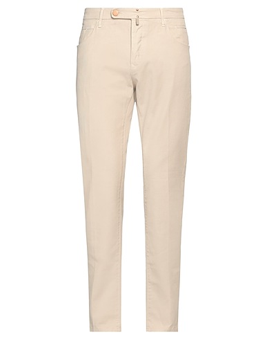 INCOTEX Casual trouser Beige 74% Cotton, 25% Linen, 1% Elastane