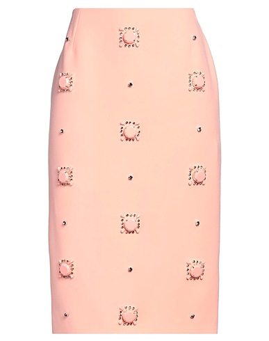 HUISHAN ZHANG Midi skirt Salmon pink 81% Recycled polyester, 13% Viscose, 6% Elastane
