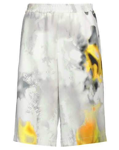 MCQUEEN Shorts & Bermuda Light grey 100% Cotton