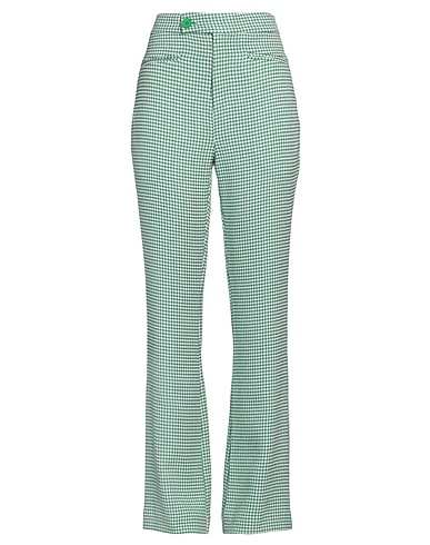 ISABELLE BLANCHE Paris Casual pants Green 60% Polyester, 35% Viscose, 5% Elastane