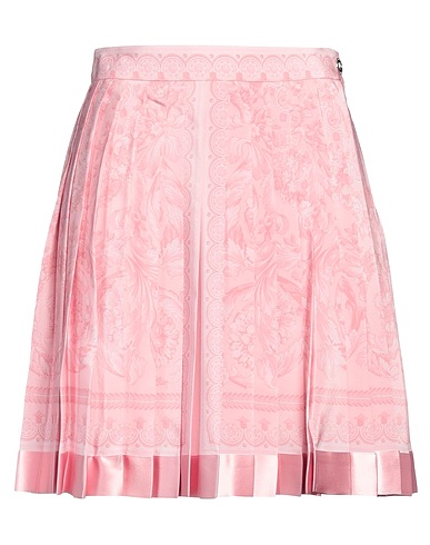 VERSACE Mini skirt Pink 100% Silk