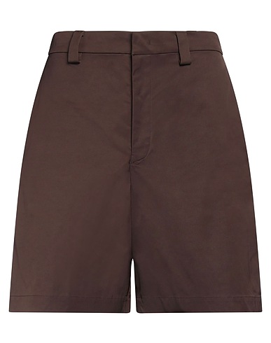 VALENTINO GARAVANI Shorts & Bermuda Dark brown 64% Polyester, 36% Elastomultiester