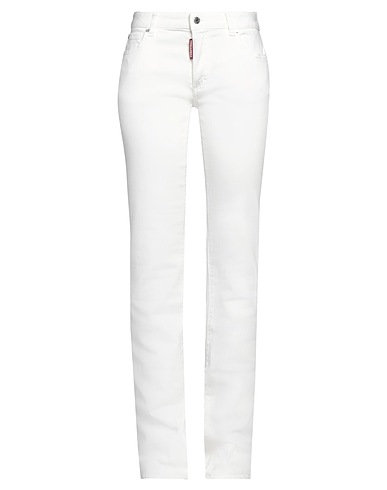 DSQUARED2 Pantalones vaqueros Blanco 92% Algodón, 5% Elastomultiéster, 3% Elastán, Poliéster
