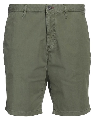 PS PAUL SMITH Shorts & Bermuda Verde militare 97% Cotone, 3% Elastan