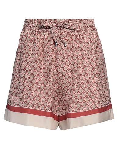 BRUNELLO CUCINELLI Shorts & Bermuda Rosso 100% Seta
