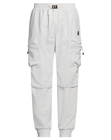 PARAJUMPERS Casual trouser Light grey 86% Cotton, 14% Polyester, Polyamide
