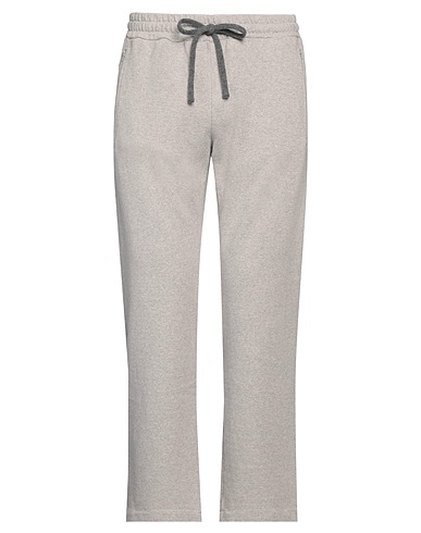 CROSSLEY Casual trouser Light grey 100% Cotton, Organic cotton