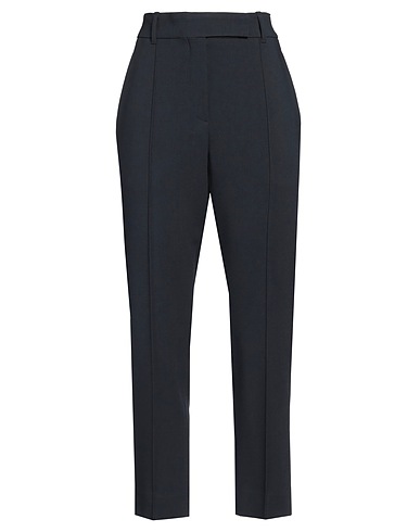 BRUNELLO CUCINELLI BOTTOMWEAR Midnight blue 76% Virgin Wool, 22% Polyamide, 2% Elastane, Cotton, Metal