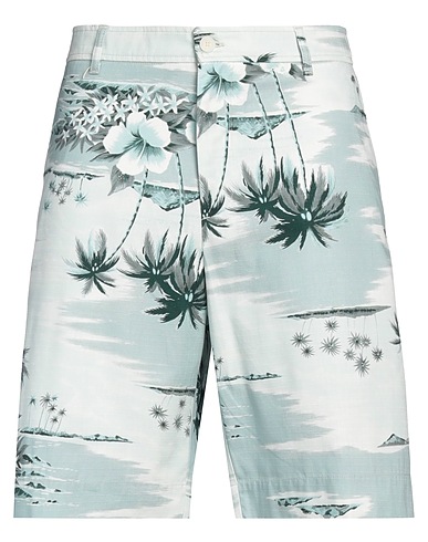 MAISON KITSUNÉ Shorts & Bermuda Sky blue 100% Cotton