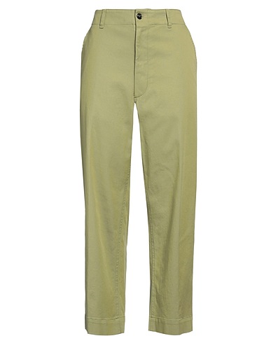TRUE NYC® Casual trouser Military green 99% Cotton, 1% Elastane