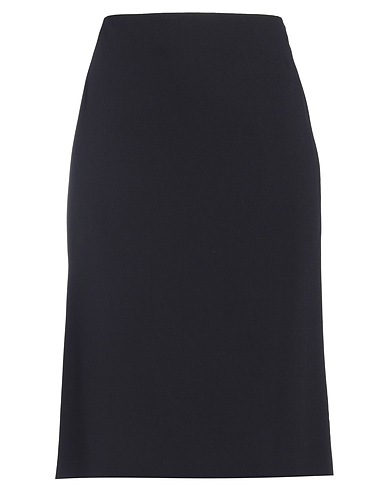 BOTONDI COUTURE Midi skirt Midnight blue 100% Virgin Wool