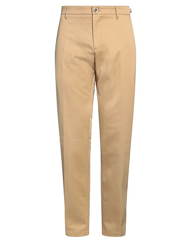 VERSACE Casual trouser Sand 100% Cotton, Viscose, Polyester