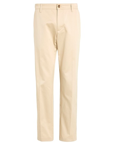 VERSACE Casual trouser Beige 100% Cotton, Viscose, Polyester