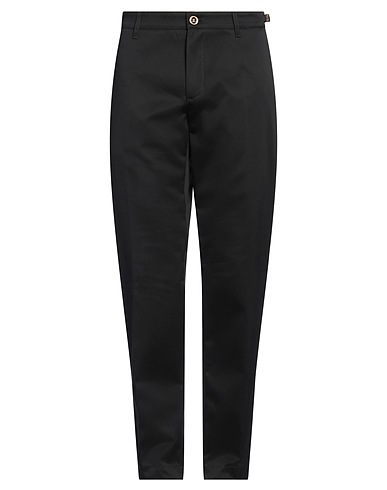 VERSACE Casual pants Black 100% Cotton, Viscose, Polyester