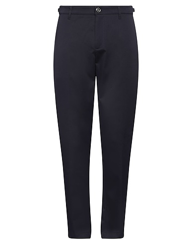 VERSACE Casual trouser Midnight blue 100% Cotton, Viscose, Polyester