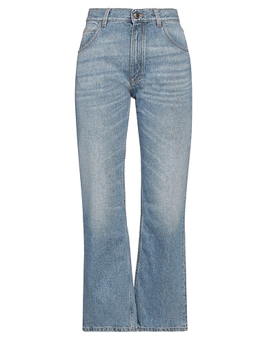 CHLOÉ Denim pants Blue 87% Cotton, 13% Hemp