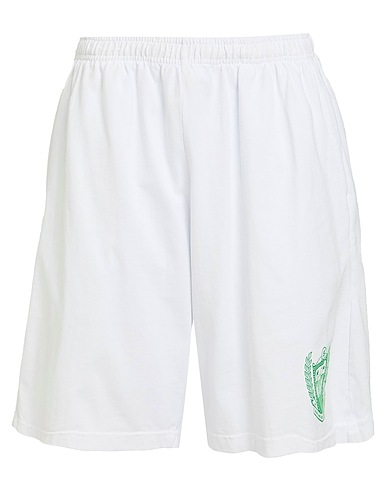 SPORTY & RICH Shorts & Bermuda White 100% Cotton