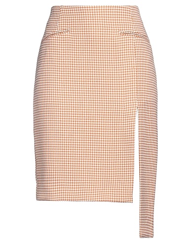 ISABELLE BLANCHE Paris Midi skirt Camel 60% Polyester, 35% Viscose, 5% Elastane