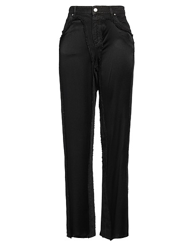 BLUMARINE Casual trouser Black 55% Acetate, 45% Silk, Cotton