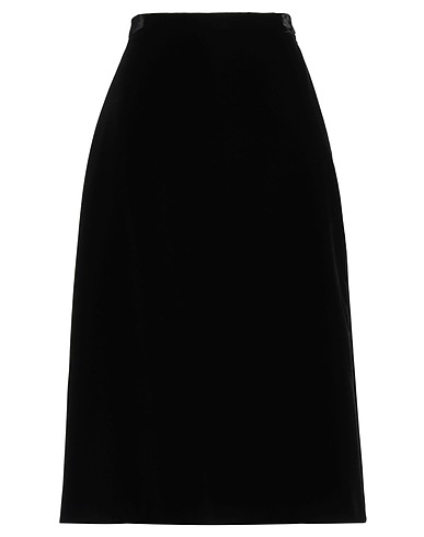 GUCCI Midi skirt Black 80% Viscose, 20% Silk