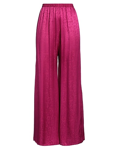 FORTE_FORTE Casual trouser Mauve 70% Viscose, 30% Silk