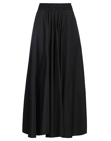ASPESI Maxi Skirts Black 100% Cotton