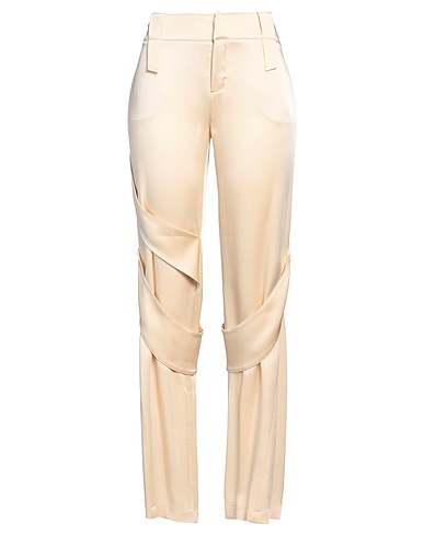 BLUMARINE Casual trouser Ivory 71% Acetate, 27% Viscose, 2% Elastane
