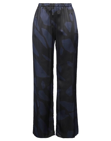 ANTONELLI Casual trouser Midnight blue 100% Silk